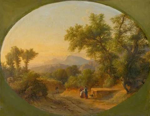 Károly Markó the Younger, Italian Landscape