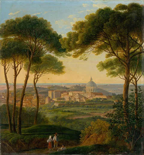 Károly Markó the Younger, View of an Italian City