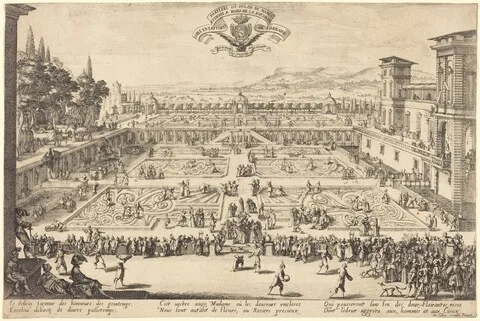 Jaques Callot, The Palace Gardens at Nancy