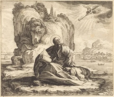 Jaques Callot, Saint John on the Isle of Patmos