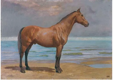Edoardo Gioja, Horse on the beach