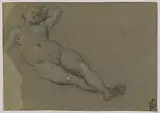 Domenico Tintoretto, Reclining Female Nude
