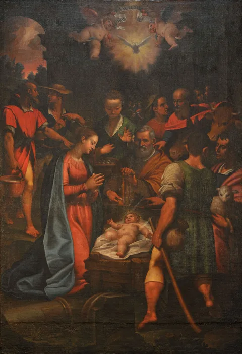 Bernardo Castello, Adoration of the Shepherds