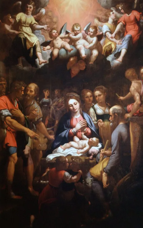 Bernardo Castello, Adoration of the Shepherds