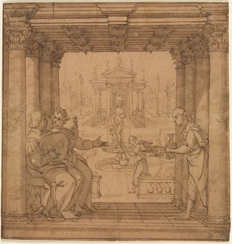 Bernardo Castello, Illustration from Torquato Tasso's Gerusalemme Liberata