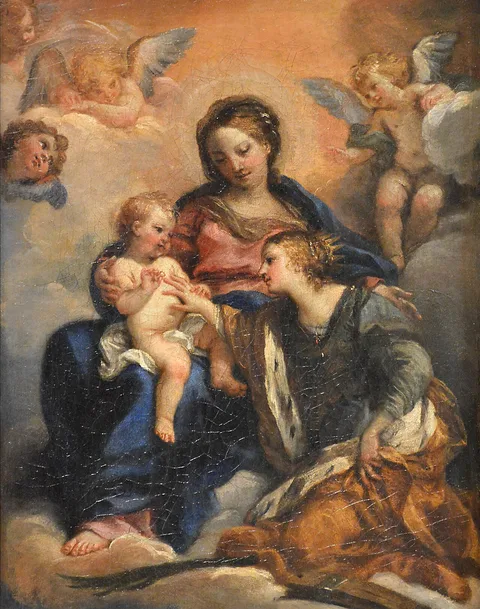 Giuseppe Passeri, The Mystic Marriage of St. Catherine