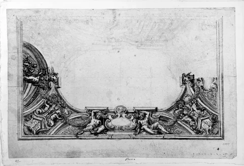 Giuseppe Passeri, Framing for a ceiling decoration