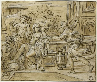 Giuseppe Passeri, David and Bathsheba