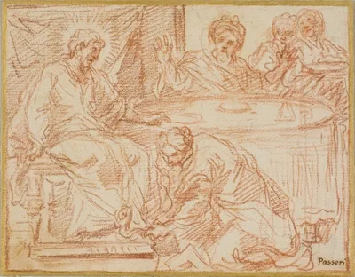 Giuseppe Passeri, Magdalene Washing Christ's Feet