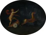 Gaetano Mormile, Putto Driving a Chariot Pulled by Deer