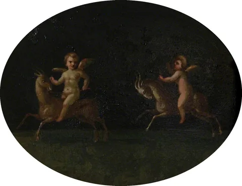 Gaetano Mormile, Putto Riding Goats