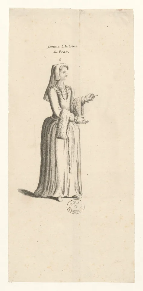 Bernard de Montfaucon, Femme d'Antoine du Prat BOYER 900