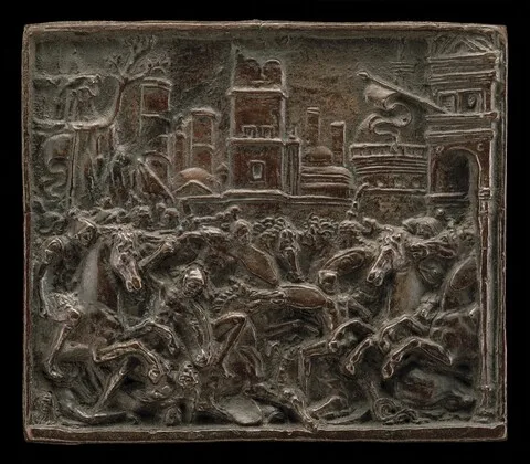 Andrea Riccio, Combat at a City Gate