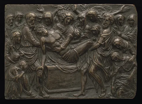 Andrea Riccio, The Entombment of Christ