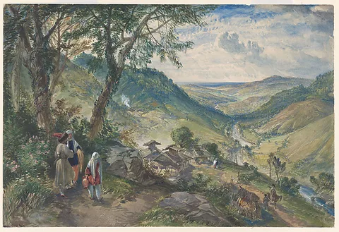 William Simpson, Valley of Vardan, Caucasus