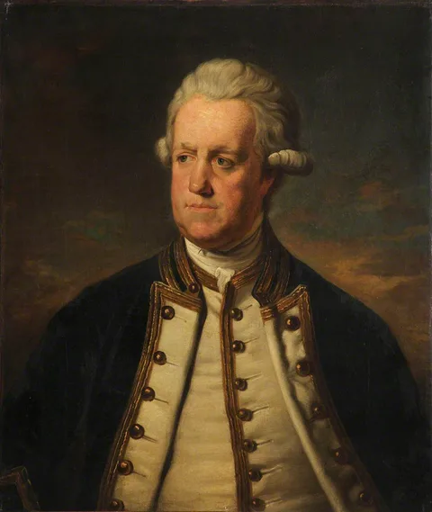 Nathaniel Dance-Holland, Portrait of a captain, probably Sir Peter Denis (c.1713–1778)