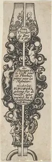 Johann Theodor de Bry, Title Page, from Des Pendants de Cleffs pour les Femmes