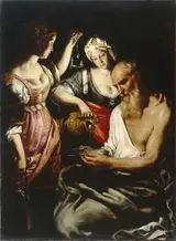 Giovanni Francesco Guerrieri, Lot and His Daughters