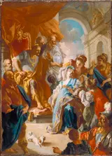 Lorenzo De Caro, Esther Before Ahasuerus