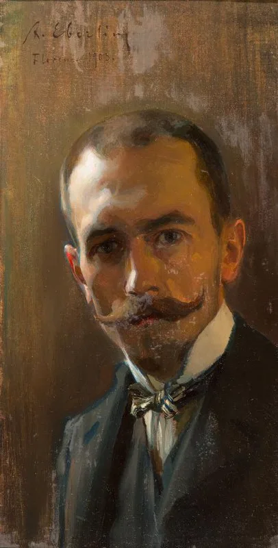 Alfred Eberling, Self-Portrait