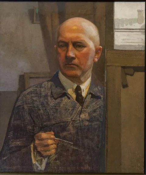 Alfred Eberling, Self-Portrait
