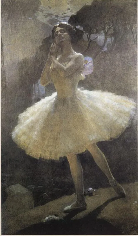 Alfred Eberling, Anna Pavlova as Giselle