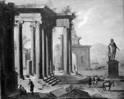 Alessandro Salucci, Colonade in Ruins