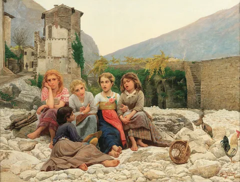 Noè Bordignon, Girls singing in the valley