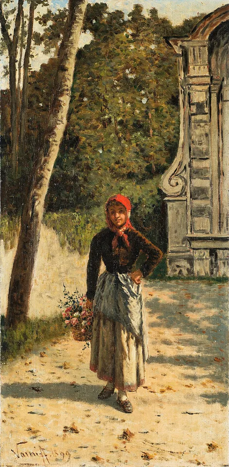 Antonio Varni, Young peasant woman