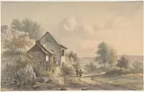 Jan van Ravenswaay, Village Scene with Figures