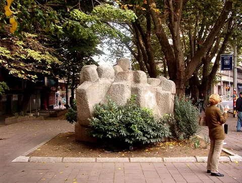Branko Ružić, Monument to Mošа Pijade