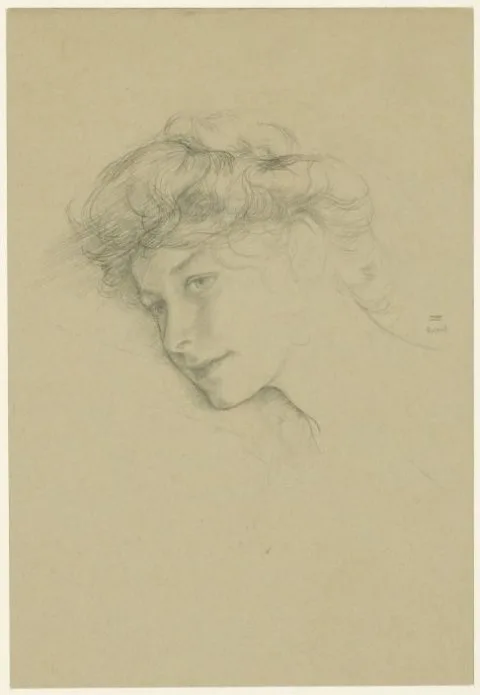 Ernest Haskell, Portret van een jonge vrouw