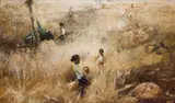 Romualdo Locatelli, Cutting the rice