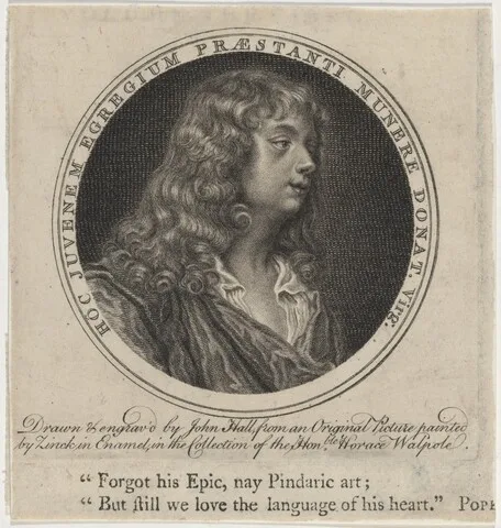John Hall, Abraham Cowley