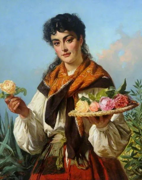 Edward Charles Barnes, The Flower Girl