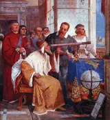 Giuseppe Bertini, Galileo Galilei showing the Doge of Venice how to use the telescope