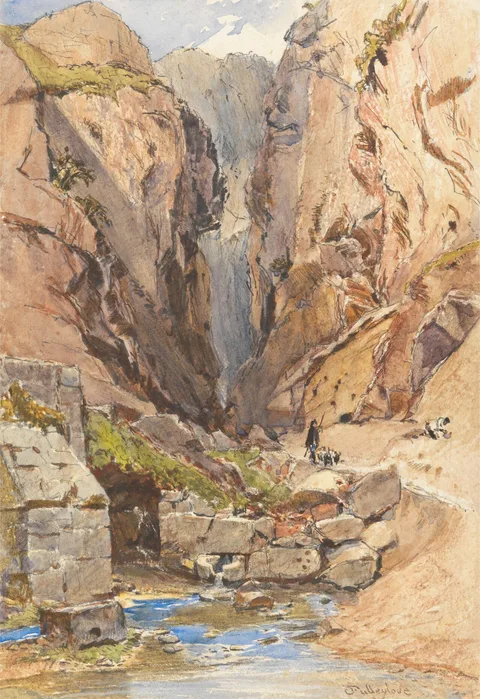 John Fulleylove, The Castalian Spring, Delphi