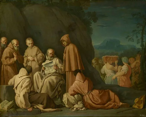 Giuseppe Gambarini, A monk's visit