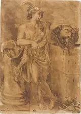 A la Manera de Guido Reni, David with the Head of Goliath