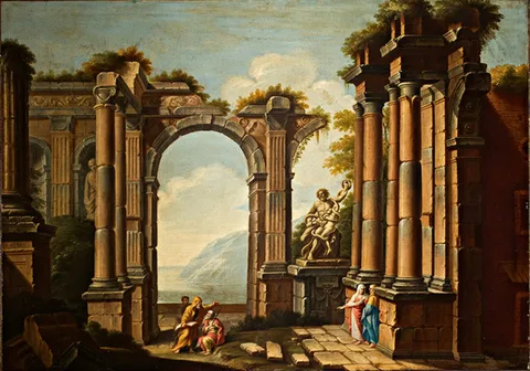 Clemente Spera, Ruins with Figures