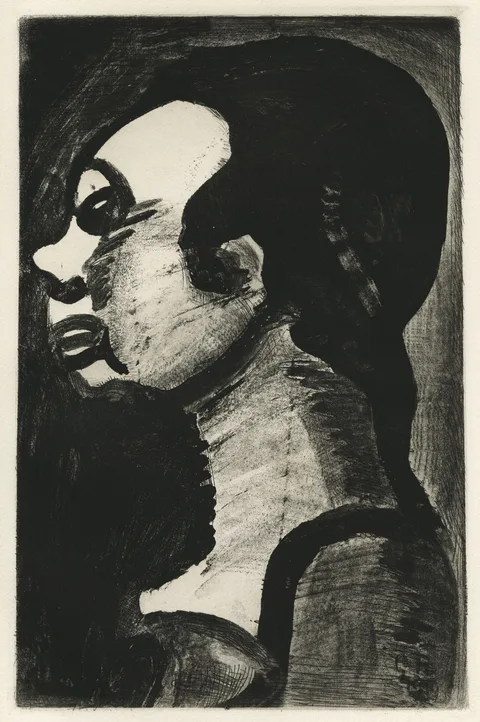 Georges Henri Rouault, Femme Hideuse from Réincarnations du Père Ubu