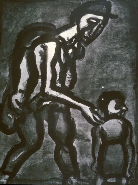Georges Henri Rouault, Se Réfugie En Ton Coeur, Va-Nu-Pieds De Malheur