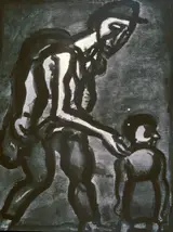 Georges Henri Rouault, Se Réfugie En Ton Coeur, Va-Nu-Pieds De Malheur