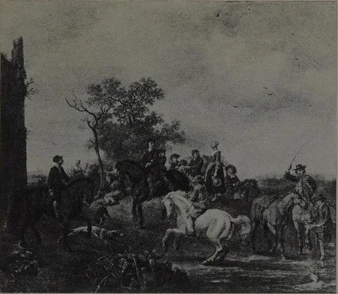 Aelbert Jacobsz. Cuyp, Grooms watering their horses
