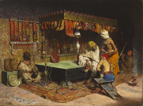 José Villegas Cordero, The Slipper Merchant in Morocco
