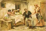 Ágost Egerváry Potemkin, Company drinking Wine