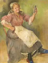 Ágost Egerváry Potemkin, Girl with a Mirror