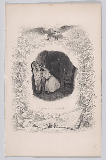 Tony Johannot, Ugliness and Beauty, from "The Songs of Béranger"