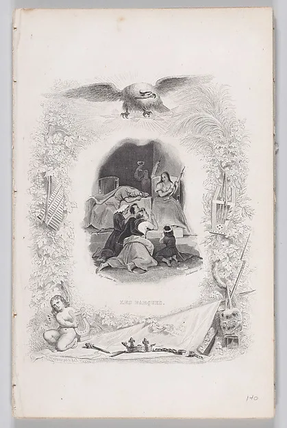 Tony Johannot, The Fates, from "The Complete Works of Béranger"