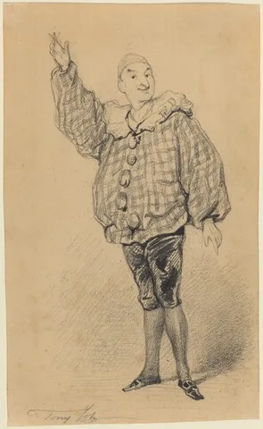 Tony Johannot, Lepeintre Ainé in the Role of Paillasse